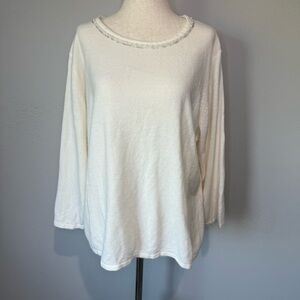 Elegant White Women's Top